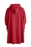 Blaest Poncho model Bergen rood