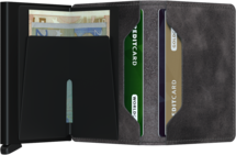 Secrid Slimwallet S Vintage Grey Black portemonnee
