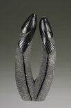 Stenen tuinbeeld uniek, Strong together, abstract