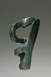 Stenen tuinbeeld uniek, Bloem abstract