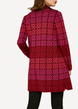Oleana Long Cardigan 338 K bordeaux
