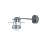 Louis Poulsen buitenlamp Albertslund Wand grijs lang model