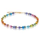 Coeur de Lion Ketting 2838/ /1573 Multicolor Rainbow-Gold 2