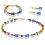 Coeur de Lion Ketting 2838/ /1573 Multicolor Rainbow-Gold 2