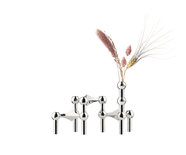 Stoff Nagel Vaas chroom glanzend 9054