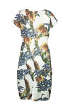 Blueberry Italia linnen jurk 9312-49 wit