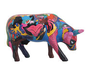 Cow Parade 47423 M Partying with Pi-COW-sso