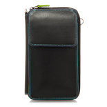 MyWalit Zip Round Multi Purse with Shoulder Strap Black Pace 1220-4