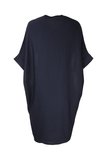Austriandesign jurk tuniek, V-Pullover zonder mouw blauw