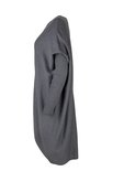 Austriandesign jurk tuniek, V-Pullover lange mouw blauw/goud