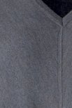Austriandesign jurk tuniek, V-Pullover lange mouw blauw/goud