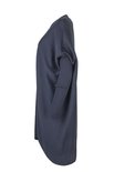 Austriandesign jurk tuniek, V-Pullover lange mouw blauw