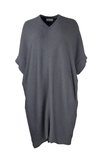 Austriandesign jurk tuniek, V-Pullover zonder mouw blauw/goud
