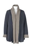 Austriandesign vest, Jacken Mantel antraciet/beige