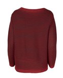 EO-design Trui rood zwart