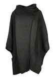 EO-design Vest lang antraciet grijs