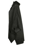 EO-design Vest lang antraciet grijs