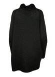 EO-design Vest lang zwart grijs