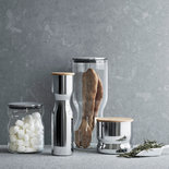Georg Jensen Alfredo voorraadbus 1000 ml met houten deksel