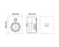 Montana meubel kasten systeem TV & Sound luidspreker, speaker large set van 2