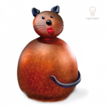 Glasstudio Borowski Fat Filou Amber