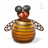 Glasstudio Borowski Biene Amber