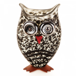 Glasstudio Borowski Vaas Owl Beige