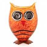 Glasstudio Borowski Vaas Owl Amber