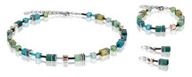 Coeur de Lion Ketting 2838/ /0537 Green-Petrol
