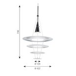 Louis Poulsen Enigma Ø 425 hanglamp, verlichting