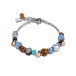 Coeur de Lion Armband 4864/ /0711 Crystal Blue-Brown
