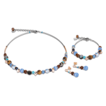 Coeur de Lion Armband 4864/ /0711 Crystal Blue-Brown