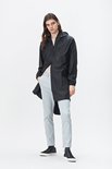 Rains Regenjas Parka Jacket unisex zwart 1233-01