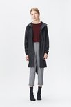 Rains Regenjas Parka Jacket unisex zwart 1233-01
