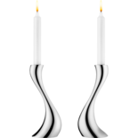 Georg Jensen Cobra kandelaar middel set van 2