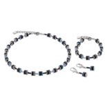 Coeur de Lion Oorbellen 4409/ /0713 Crystals Small Blue-Black