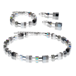 Coeur de Lion Oorbellen 4014/ /1412 White-Grey