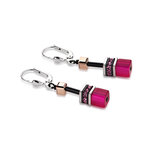 Coeur de Lion Oorbellen 2838/ /0325 Multicolor Red Rose