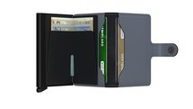 Secrid Miniwallet M Matte Grey Black portemonnee