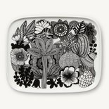 Marimekko servies Oiva schotel wit/zwart 067845-090