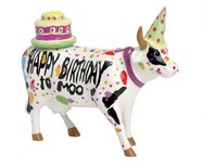 Cow Parade 47331 M Happy Birthday to Moo