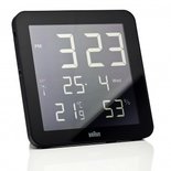 Braun digital clocks – BNC014BK-RC zwart wand/tafel klok