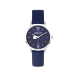 Coeur de Lion Horloge 7600/ /0707 Blue Sunray Lederen band