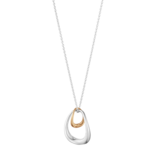 Georg Jensen sieraad, ketting Offspring 433B goud/zilver