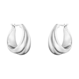 Georg Jensen sieraad, oorbellen Curve 501B