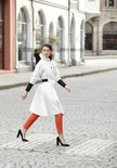 Blaest regenjas model Barcelona wit