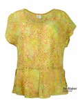 Unikat Artwear kleding top 185 lime zebra