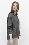 Mc Verdi 692B oversized blouse antraciet