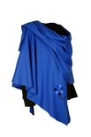 Geesje Sturre cape cobalt blauw onesize 154351