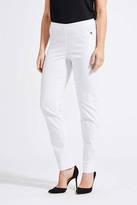 Laurie broek, model Betty Regular basis viscose wit 27014-10970
